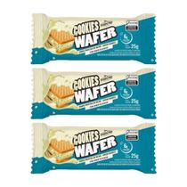 Kit 3 Shark Wafer 6g Proteina Cookies 25g Zero Açucar Shark Pro