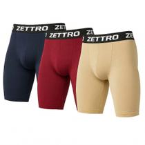 Kit 3 Short Bermuda Ciclista Masculino Poliéster Esporte -