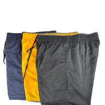 Kit 3 Short Bermuda Elástico Surf Treino Masculino Mauricinho Kit 3 Short Bermuda Elástico Surf Treino Masculino Mauricinho