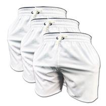 Kit 3 Short de Elastano Dry fit Bermuda de Praia Piscina e Academia
