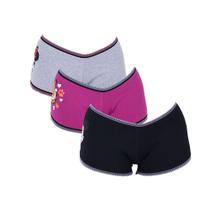 Kit 3 Short Dog Calesson Algodão Penteado Lingerie