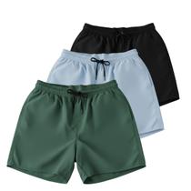 Kit 3 Short Dry fit Bermuda de Praia Piscina e Academia - RM Fabricacao