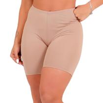 Kit 3 Short Feminino Anágua Bege Confortável