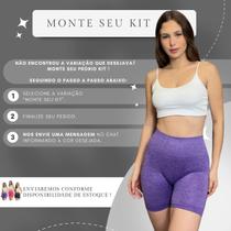 Kit 3 Short Feminino Levanta Bumbum Legging de Treino Academia Fitness
