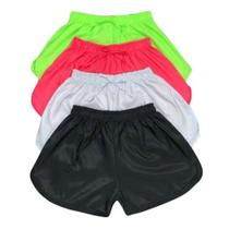 Kit 3 Short Feminino Soltinho Saída De Praia Caminhada Top