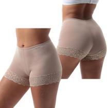 Kit 3 Short Íntimo Curto Anágua Segunda Pele Com Renda Feminina Usar Debaixo Do Vestido Sem Marcar Shortinho Kit 3 Short Íntimo Curto Anágua Segunda Pele Com Renda Feminina Usar Debaixo Do Vestido Sem Marcar Shortinho
