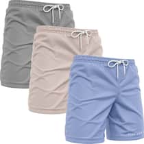 Kit 3 Short Linho Bermuda Premium Masculino Verão Hugo Jobs Kit 3 Short Linho Bermuda Premium Masculino Verão Hugo Jobs
