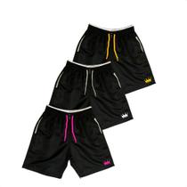 Kit 3 Short Masculino Praia Piscina Academia Passeio Tactel Reforçado Kit 3 Short Masculino Praia Piscina Academia Passeio Tactel Reforçado