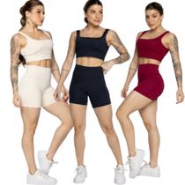 KIT 3 Short Smart Verão WLS Modas Shortinho Para Treino Academia Moda Fitness