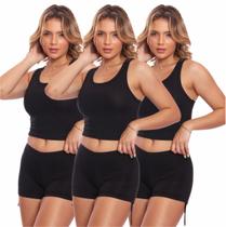 Kit 3 Shortinho Biquíni Regulagem Empina Bumbum Calcinha Bionda Kit 3 Shortinho Biquíni Regulagem Empina Bumbum Calcinha Bionda