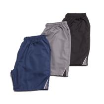Kit 3 Shorts Bermuda Rip Stop Ox Silver Básico