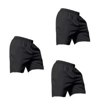 Kit 3 Shorts Bermuda Tactel Masculina Linha Premium Corrida Treino Dia a Dia Confortável Flexível