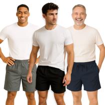 Kit 3 Shorts Bermudas Academia Treino Corrida Masculina TRAINING 182
