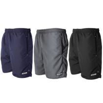 Kit 3 Shorts Calção Bermuda Tactel Masculino Bolsos Elástico Cordão Liso Academia Básico Uniforme Kit 3 Shorts Calção Bermuda Tactel Masculino Bolsos Elástico Cordão Liso Academia Básico Uniforme