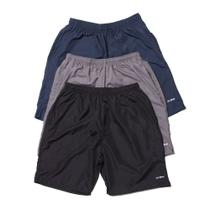 Kit 3 Shorts Curto Tecno Ligth OX com Bolsos Frente e Costa