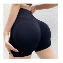 Kit 3 Shorts Empina Levanta Bumbum Fitness Cintura Alta