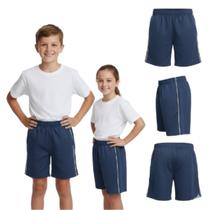 Kit 3 Shorts Escolar Infantil 1 ao 8 Volta às Aulas Uniforme Escolar Kit 3 Shorts Escolar Infantil 1 ao 8 Volta às Aulas Uniforme Escolar