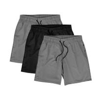 Kit 3 Shorts Masculino Elastano Premium WSS Classic Kit 3 Shorts Masculino Elastano Premium WSS Classic