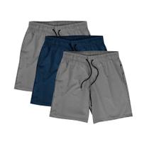 Kit 3 Shorts Masculino Elastano Premium WSS Classic Kit 3 Shorts Masculino Elastano Premium WSS Classic