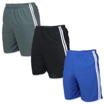 Kit 3 Shorts Masculinos Infantil Esporte Sport Futebol Verão - Dpontes