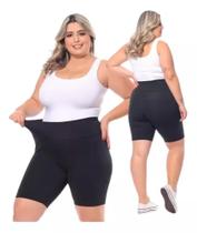 Kit 3 shorts plus size fitness academia