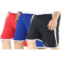 Kit 3 Shorts Plus Size Masculino Esporte Sport Futebol - Zafina