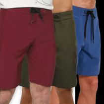 KIT 3 Shorts SURF LISO Mauricinho Bermuda Praia Academia Tactel Verão 1045 KIT 3 Shorts SURF LISO Mauricinho Bermuda Praia Academia Tactel Verão 1045