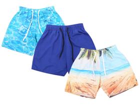 Kit 3 Shorts Wall Básico Masculino