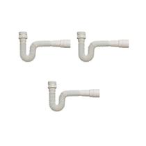 Kit 3 Sifão Tigre 0,66cm Universal Branco