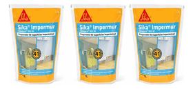 Kit 3 Sika Impermur Sikagard 905 W 1L Fundo Preparador