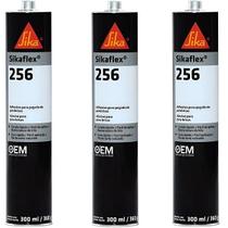 Kit 3 Sikaflex 256 Adesivo para Vidros Automotivos 300ML