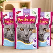 Kit 3 Silica Higienica Cristal 4,2kg Tradicional Areia Gato