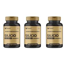 Kit 3 Silício Orgânico 60 Cápsulas - Muwiz