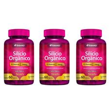 Kit 3 Silício Orgânico + Vitaminas 60 Caps Herbamed Beauty Kit 3 Silício Orgânico + Vitaminas 60 Caps Herbamed Beauty