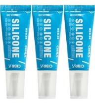 Kit 3 Silicone Acético de Vedação Incolor 50g Cibra Flex Kit 3 Silicone Acético de Vedação Incolor 50g Cibra Flex