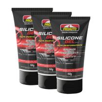 Kit 3 Silicone Gel Alta Performance Perfumado Proauto 150g