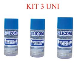 KIT 3 Silicone Líquido Para Vinil/pneu, 100ml - Pinheiro KIT 3 Silicone Líquido Para Vinil/pneu, 100ml - Pinheiro