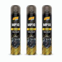 Kit 3 Silicone Spray 300ml Mundial Prime Tutti Frutti Brilho
