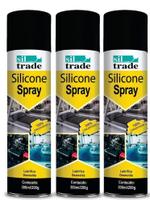 Kit 3 Silicone Spray Siltrade Lubrificar Desmoldar 300ml