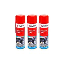 Kit 3 Silicones Lubrificantes Spray 300ml/200g 893221311 W-MAX WURTH