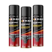 Kit 3 Silicones Lubrificantes Spray 300ml/200g 893221311 w-Max