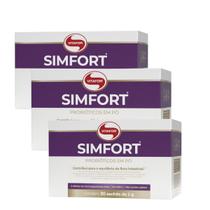 Kit 3 Simfort 30 Saches Probióticos Vitafor Lactobacilos Kit 3 Simfort 30 Saches Probióticos Vitafor Lactobacilos