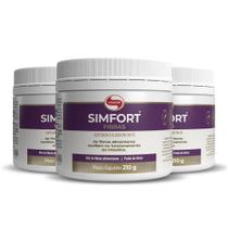 Kit 3 Simfort fibras Vitafor 210g