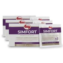 Kit 3 Simfort mix de probióticos Vitafor 30 sachês de 2g