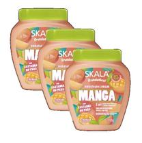 kit 3 Skala Creme de Tratamento 2 em 1 Manga e Castanha do Pará 1Kg