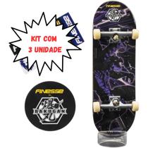 Kit 3 Skate De Dedo Tech Deck Profissional Sortido C/Adesivo