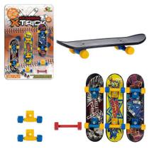 Kit 3 Skate Radical De Dedo Fingerboard - Art Brink