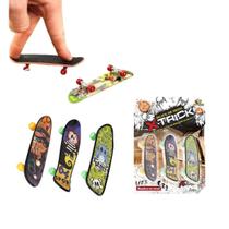 Kit 3 Skates de Dedo Fingerboard - Marca Radical X-Trick