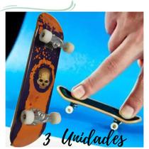 KIT 3 Skates De Dedo Profissional Fingerboard Presente