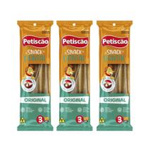 Kit 3 Snack Dental Petiscão Original 3 Unidades